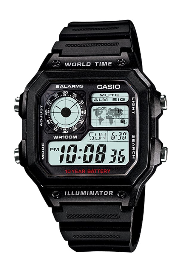 Casio Youth AE-1200WH-1A Water Resistant Unisex Watch Malaysia