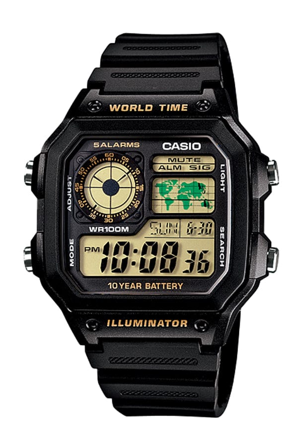Casio Youth AE-1200WH-1B Water Resistant Unisex Watch Malaysia
