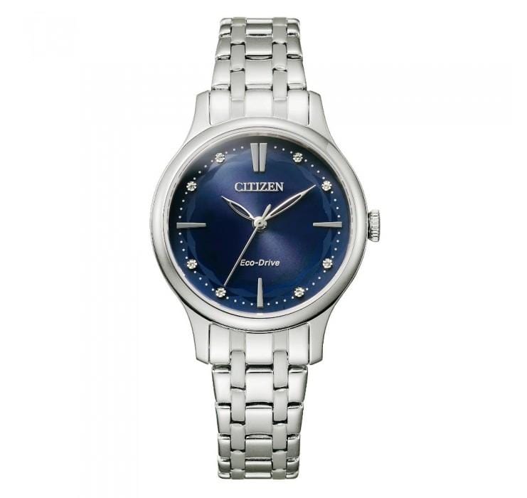 Citizen Eco-Drive EM0890-85L Blue Dial Women Watch Malaysia 