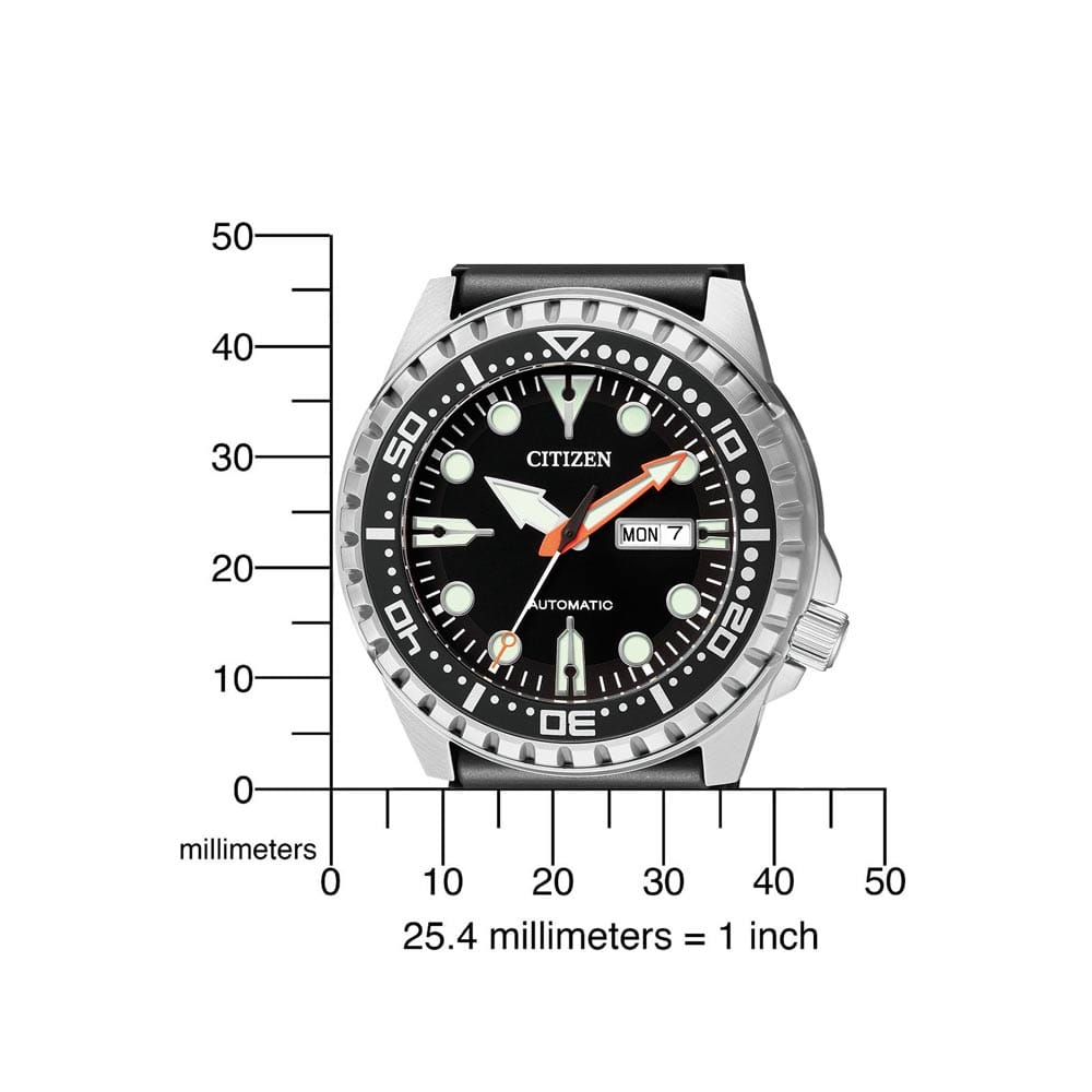 Citizen Automatic NH8380 15EE Black Leather Men Watch Malaysia