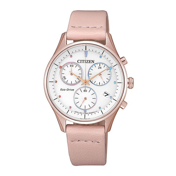 Citizen Eco-Drive FB1443-08A Leather Strap Women Watch Malaysia 