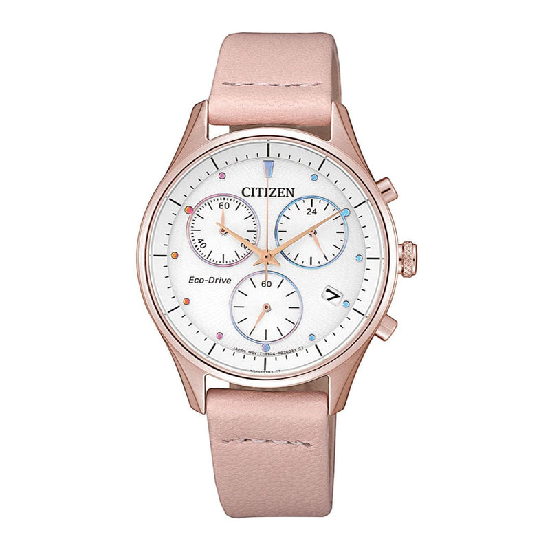 Citizen Eco-Drive FB1443-08A Leather Strap Women Watch Malaysia 