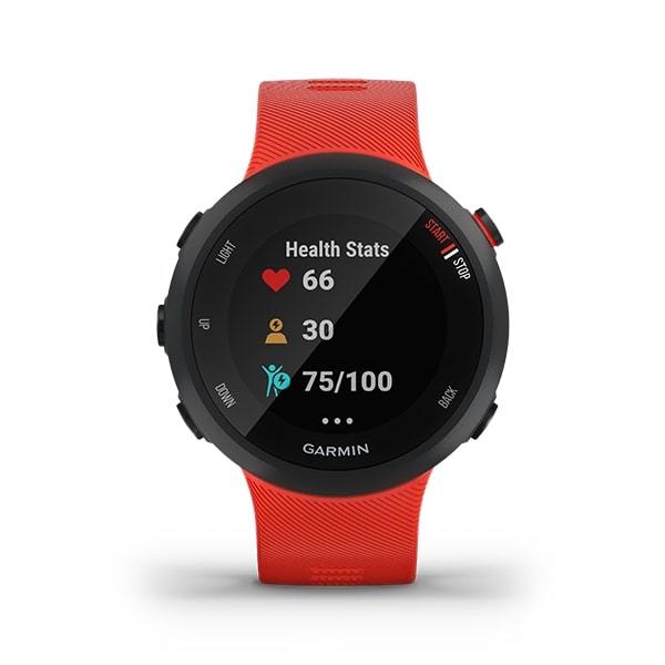 Garmin Forerunner 45 Ultra Lightweight GPS Running Smartwatch-red
