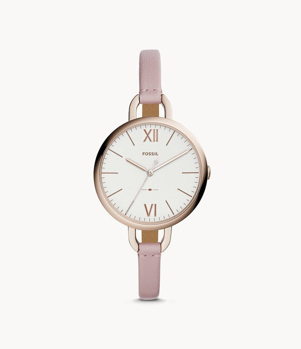Fossil Annette ES4356 Quartz Pink Leather Women Watch Malaysia