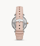 Fossil Carlie ES4484 Quartz Pink Leather Woman Watch Malaysia