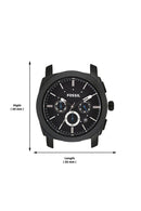 Fossil Machine FS4487 Chronograph Black Dial Men Watch Malaysia