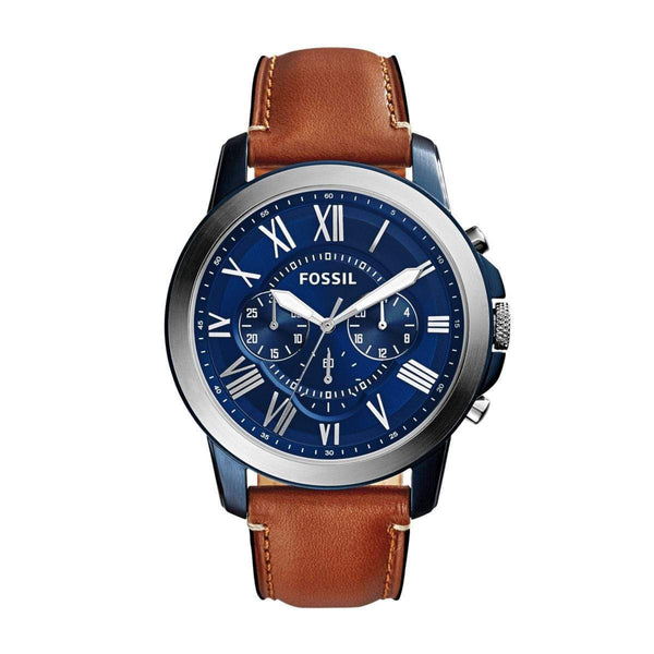 Fossil Grant FS5151 Leather Gents Chronograph Watch