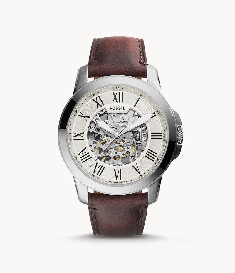 Fossil ME3099 Grant Automatic Brown Leather Watch