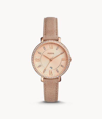 Fossil Jacqueline ES4292 Quartz Leather Strap Women Watch Malaysia