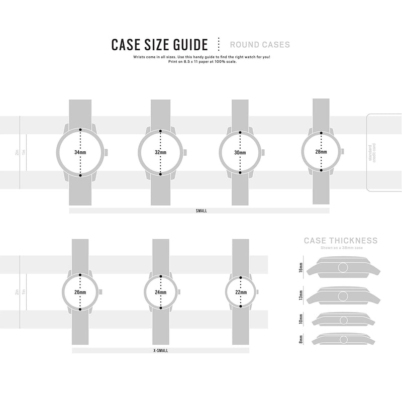 Fossil ME3176 Size Guide 