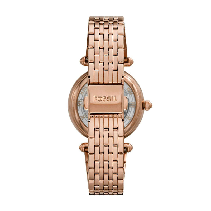 Fossil ME3198 Lyric Automatic Rose Gold-Tone Stainless Steel Women Watch Malaysia