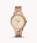 Fossil Neely ES4288 Quartz Rose Gold Strap Women Watch Malaysia