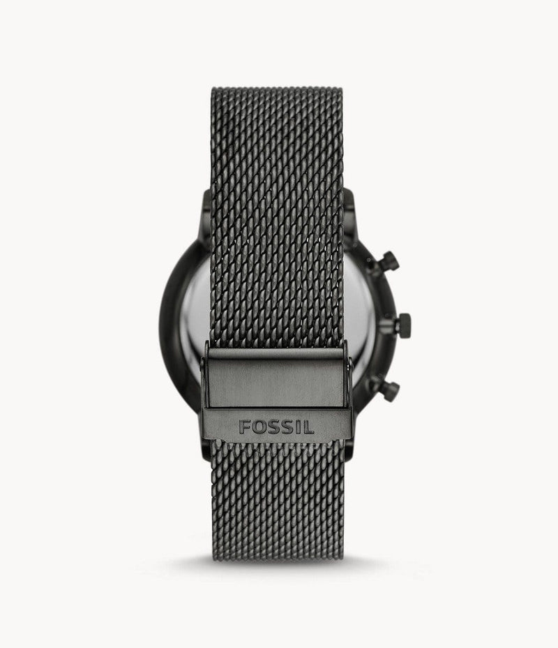 Fossil FS5699 Neutra Chronograph Smoke Stainless Steel Mesh Watch