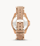 Fossil Riley ES3466 Quartz Beige Strap Women Watch Malaysia