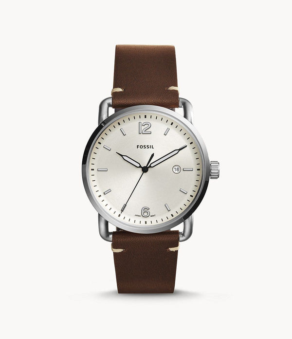Fossil The Commuter FS5275 Leather Gents Watch