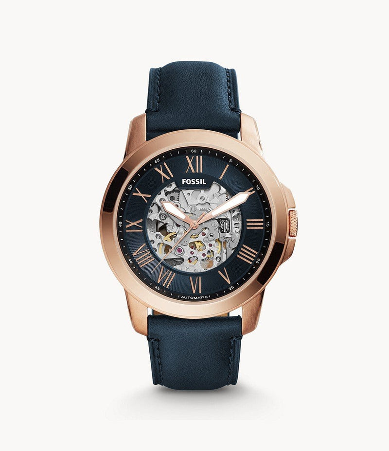 Vintage Fossil Blue Fossil 3102 FOSSIL Blue AM-3110 Silver Tone Sports Quartz Analog Women's Stainless Watch