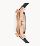 Fossil Stella ME3212 Automatic Leather Strap Women Watch Malaysia