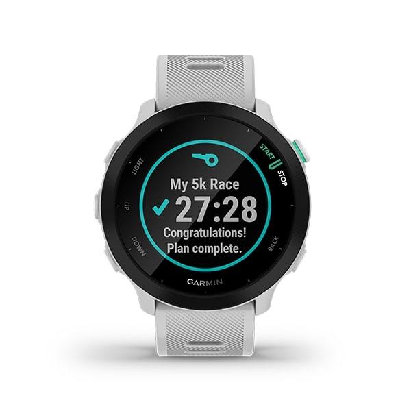 Garmin Forerunner 55 GPS Running Sport Smart Watch Malaysia - White