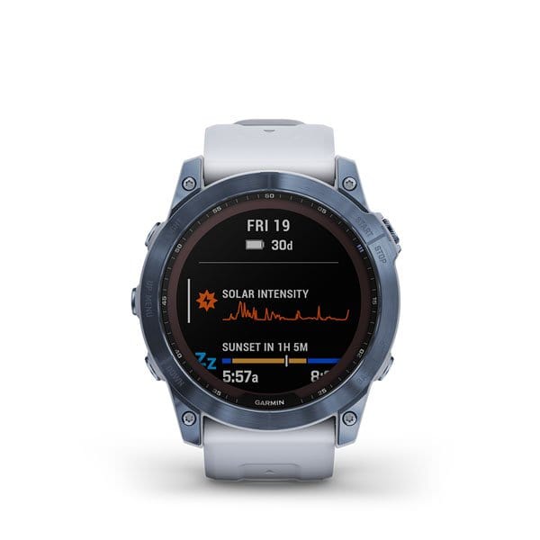 Garmin Fenix 7X Sapphire Solar Multisport GPS Smartwatch Malaysia- Mineral Blue