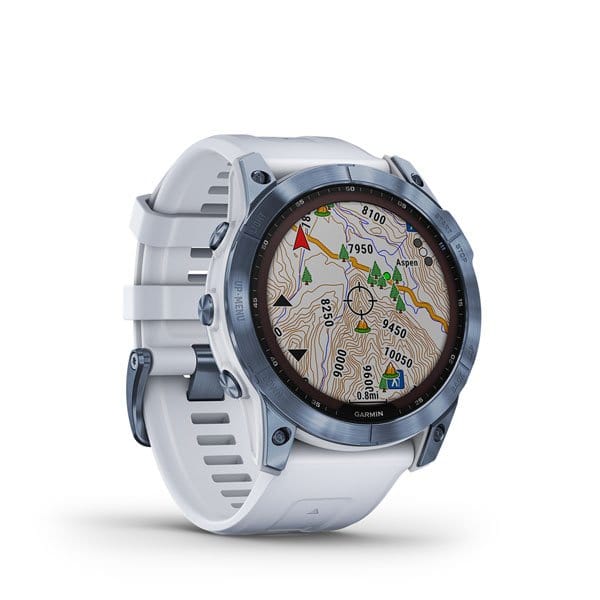 Garmin Fenix 7X Sapphire Solar Multisport GPS Smartwatch Malaysia- Mineral Blue