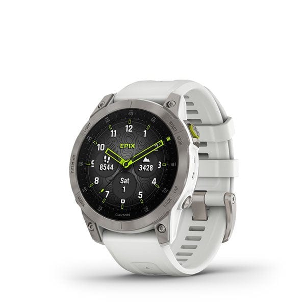 Garmin Epix (Gen 2) Fitness Active Smartwatch Malaysia- White Titanium