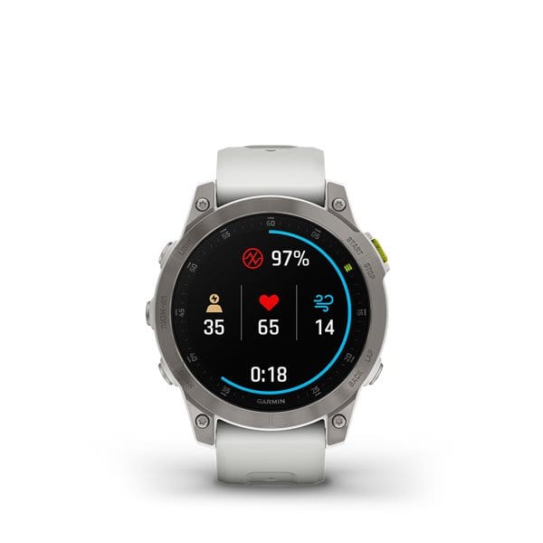 Garmin Epix (Gen 2) Fitness Active Smartwatch Malaysia- White Titanium