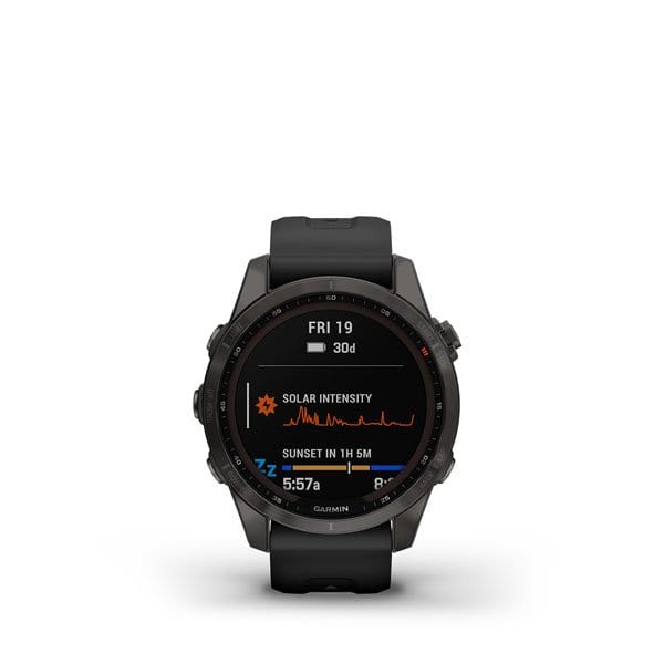 Garmin Fenix 7S Sapphire Solar Multisport GPS Smartwatch Malaysia- Carbon Grey