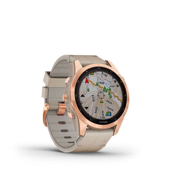 Garmin Fenix 7S Sapphire Solar Multisport GPS Smartwatch Malaysia-Rose Gold