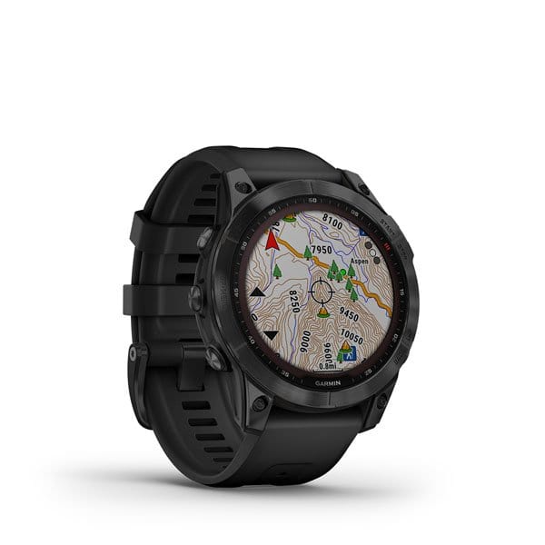Garmin Fenix 7 Sapphire Solar Multisport GPS Smartwatch Malaysia- Black Titanium Band