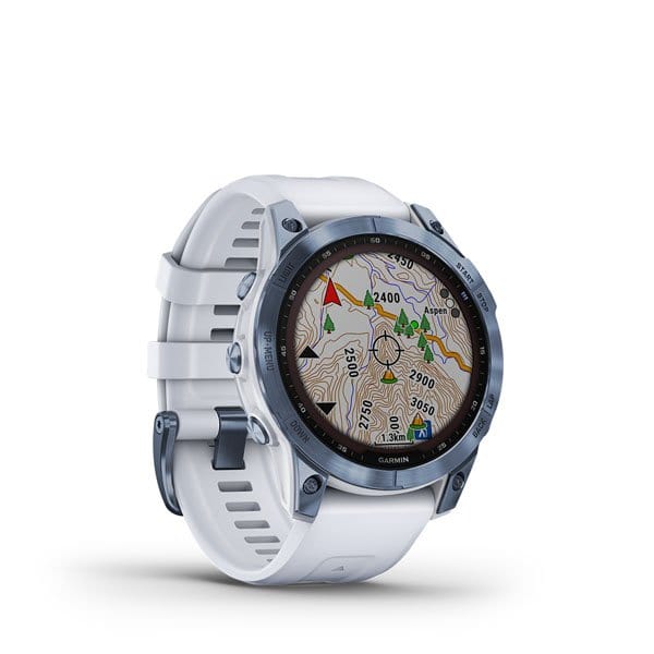 Garmin Fenix 7 Sapphire Solar Multisport GPS Smartwatch Malaysia- Mineral Blue