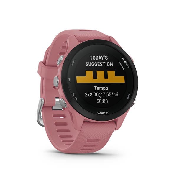 Garmin Forerunner 255S Wrist-based Heart Rate GPS Running Smartwatch Malaysia- Light Pink
