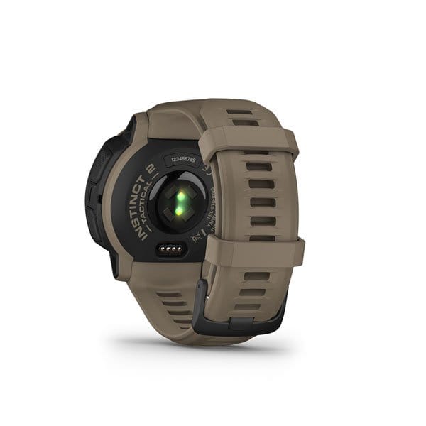 Garmin Instinct 2 Solar - Tactical Edition Outdoor Smartwatch - Cayote Tan