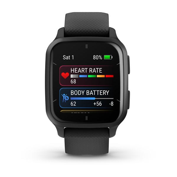 Garmin Venu SQ 2 Music GPS Fitness Smartwatch Malaysia - Black