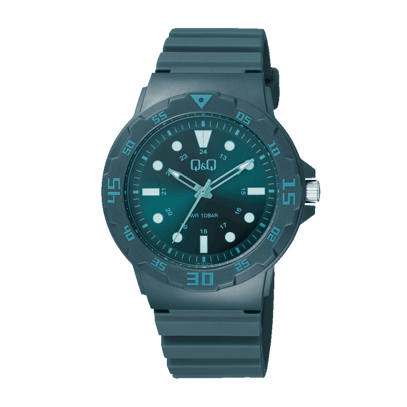 Q&Q VR18J010Y Analog Quartz Men Watch Malaysia | Watch Empires