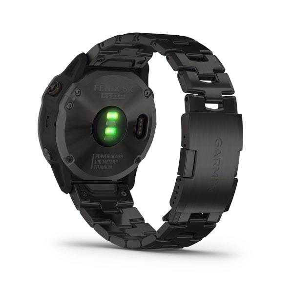 Garmin Fenix 6X Pro Solar Premium Multisport Fitness GPS Smartwatch -steel black
