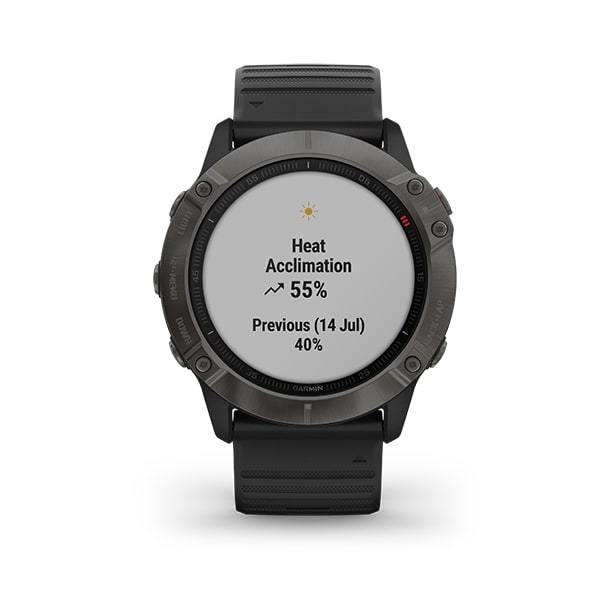 Garmin Fenix 6X Sapphire Premium Multisport Fitness GPS Smartwatch-black