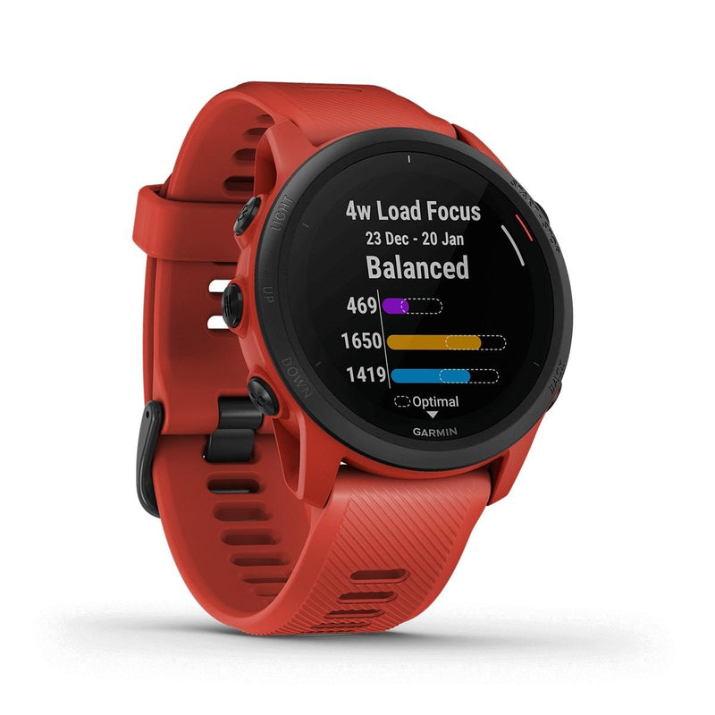 Garmin Forerunner 745 Advanced GPS Running/Triathlon Smartwatch- Red