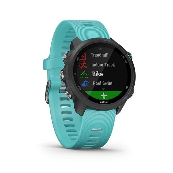 Garmin Forerunner 245 Music Advanced Training GPS Running Smartwatch-aqua