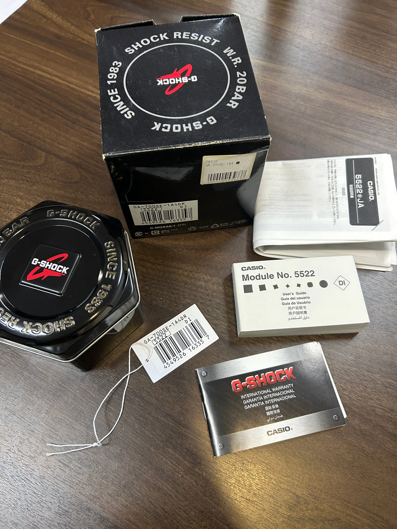 [Pre-Owned] Casio G-Shock GA-700SE-1A4 Custom BNB Analog-Digital Men Watch