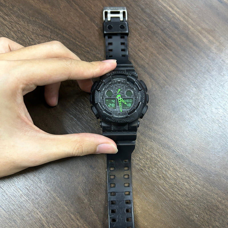 [Pre-Owned] Casio G-Shock GA-100C-1A3 Analog-Digital Men Watch