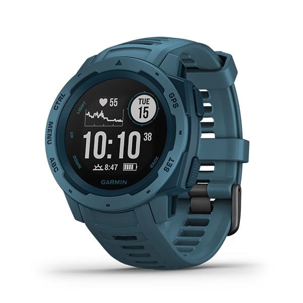 Garmin Instinct - Rugged Outdoor GPS Smartwatch - Lakeside