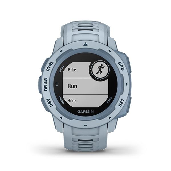 Garmin Instinct - Rugged Outdoor GPS Smartwatch - Seafoam