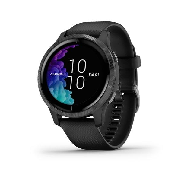Garmin Venu Fashion Fitness Tracking Music GPS Smartwatch- Black