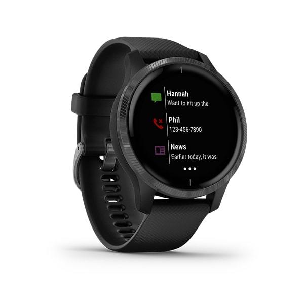 Garmin Venu Fashion Fitness Tracking Music GPS Smartwatch- Black