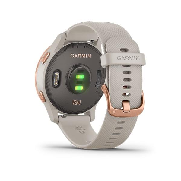 Garmin Venu Fashion Fitness Tracking Music GPS Smartwatch- White