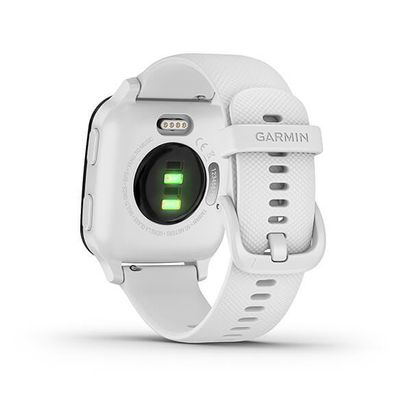 Garmin Venu SQ Music Edition Stylish Activity Tracking GPS Smartwatch- White