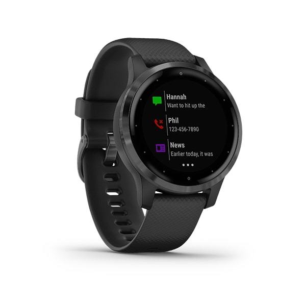 Garmin Vivoactive 4S Sport & Fitness Lifestyle Music GPS Smartwatch- Black