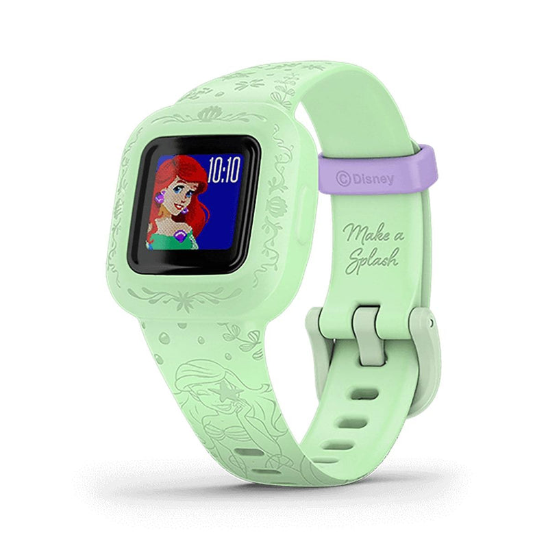 Garmin Vivofit Jr.3 Disney Princess/ Little Mermaid Kids Smartwatch- Green