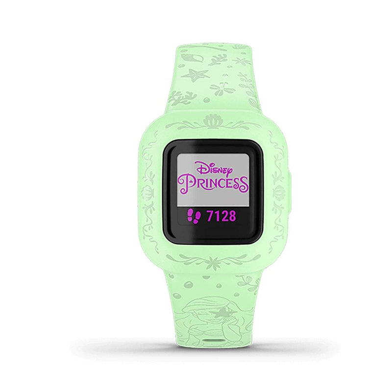 Garmin Vivofit Jr.3 Disney Princess/ Little Mermaid Kids Smartwatch- Green