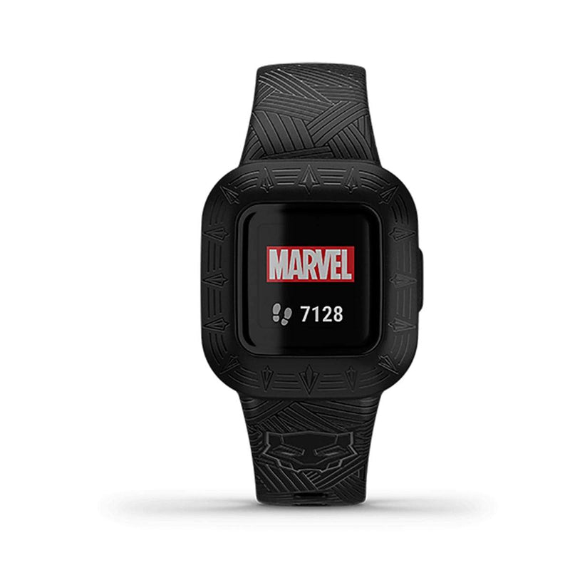 Garmin Vivofit Jr.3 Marvel Black Panther / Iron Man Kids Smartwatch- Black